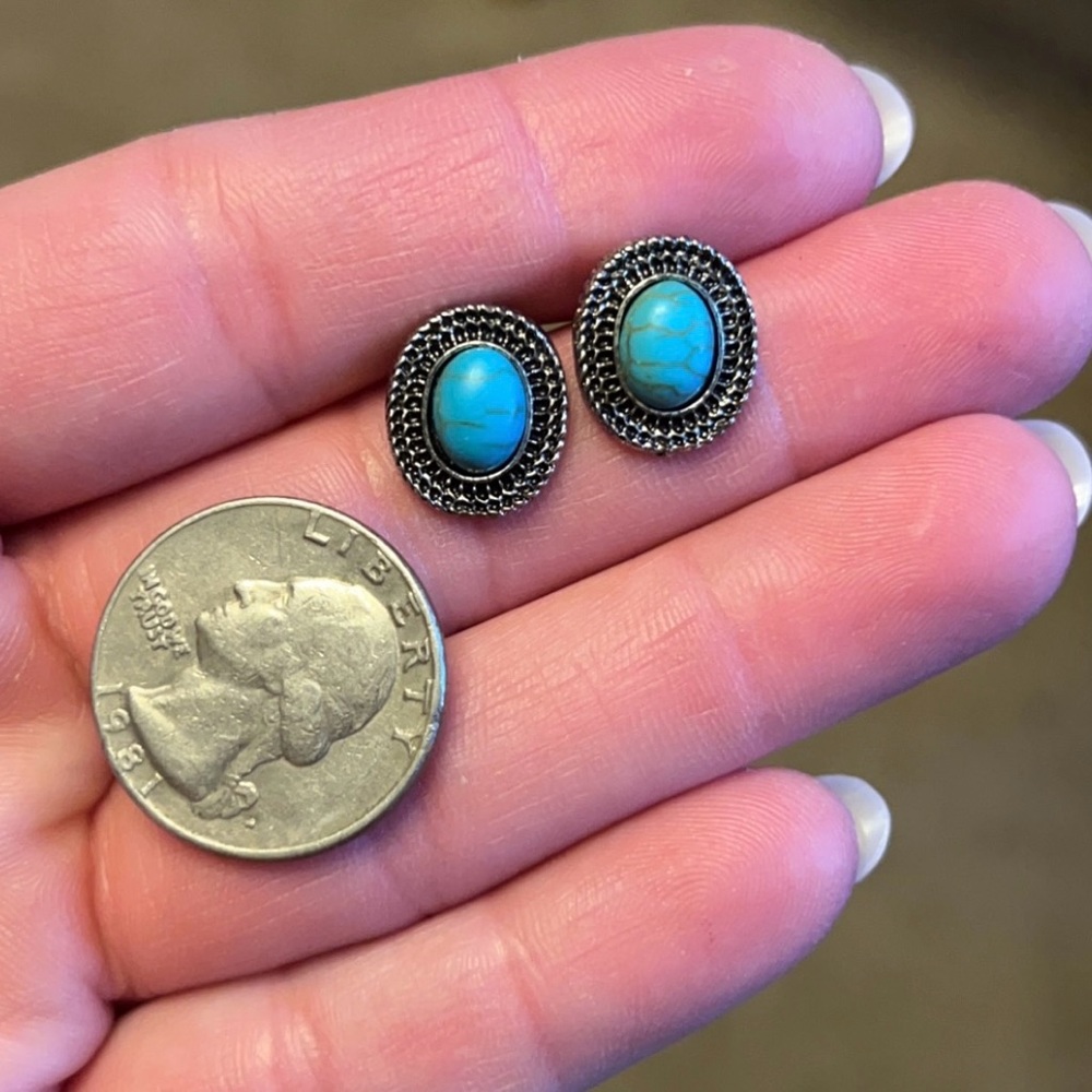 Turquoise earrings